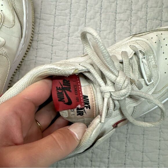 COPY - Nike Air Force Shadow Phantom Womens Size 9 White Pink Red Sneakers - Picture 6 of 7